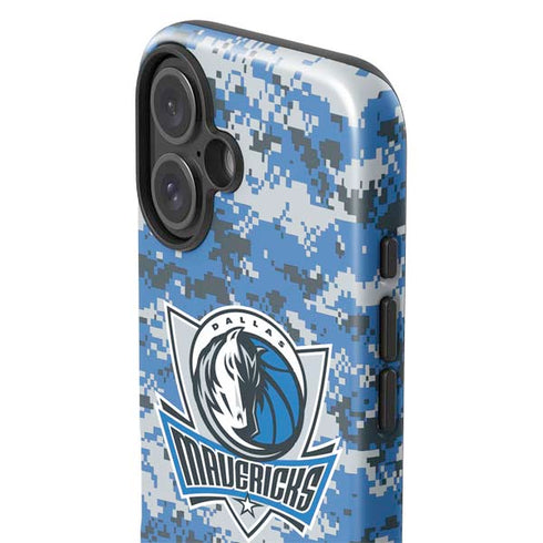 NBA Dallas Mavericks Digi Camo iPhone 16 Impact Case